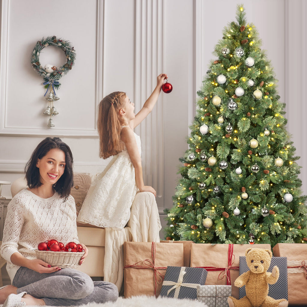 Makeatree Prelit Artificial Christmas Tree Carolina Pine (TUL-L)