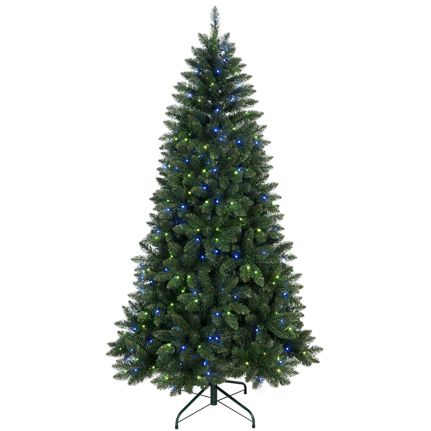 Makeatree App-Controlled RGB Christmas Tree Multi-Color Pre-Lit PE/PVC (PNS-LRGB)