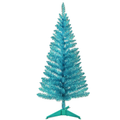 Makeatree 4 ft Green Artificial Christmas Tree with 50 Lights，112 Branch Tips Mini Holiday Party Xmas Tree w/Stand