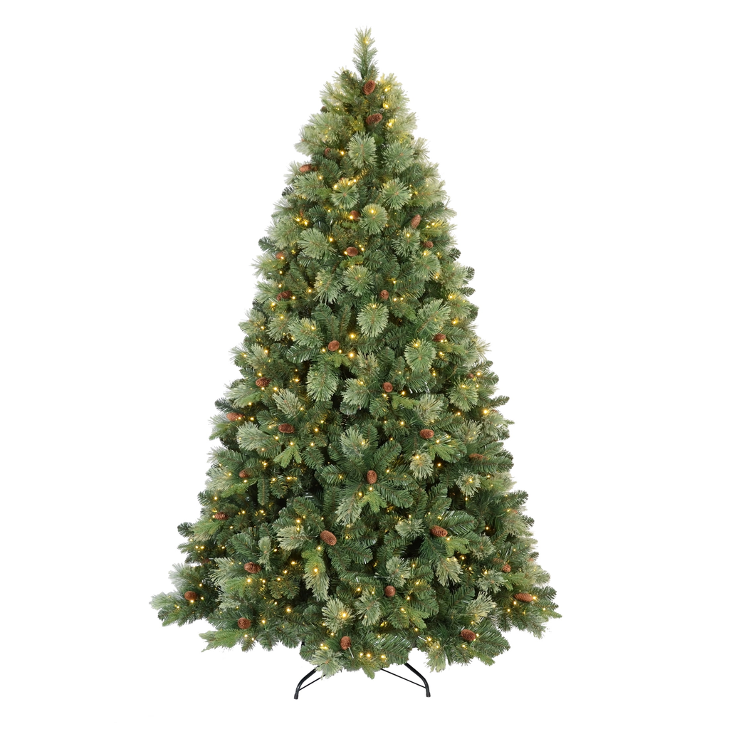 Makeatree Prelit Artificial Christmas Tree Carolina Pine (TUL-L)
