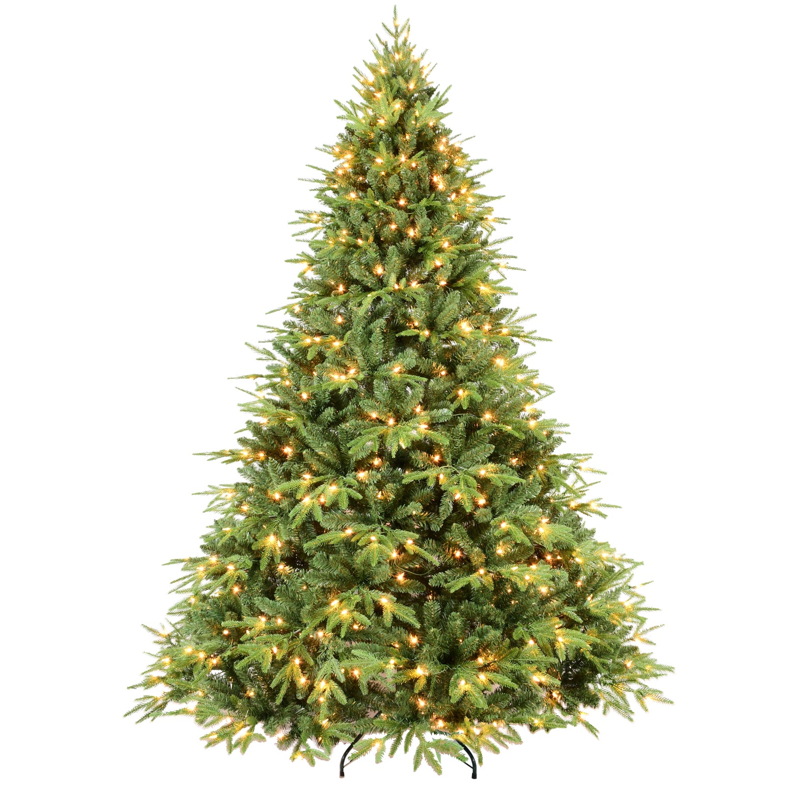 Makeatree Christmas Tree 4-9ft Pre-Lit Realistic Green Fir Artificial Xmas Tree (CKT-L)