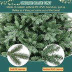 Makeatree Pencil Christmas Tree 4-9ft Unlit Slim Skinny Spruce Artificial Xmas Tree (HTC)