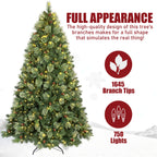 Makeatree Prelit Artificial Christmas Tree Carolina Pine (TUL-L)