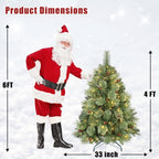 Makeatree Prelit Artificial Christmas Tree Carolina Pine (TUL-L)