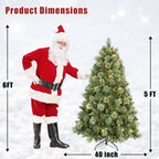 Makeatree Prelit Artificial Christmas Tree Carolina Pine (TUL-L)