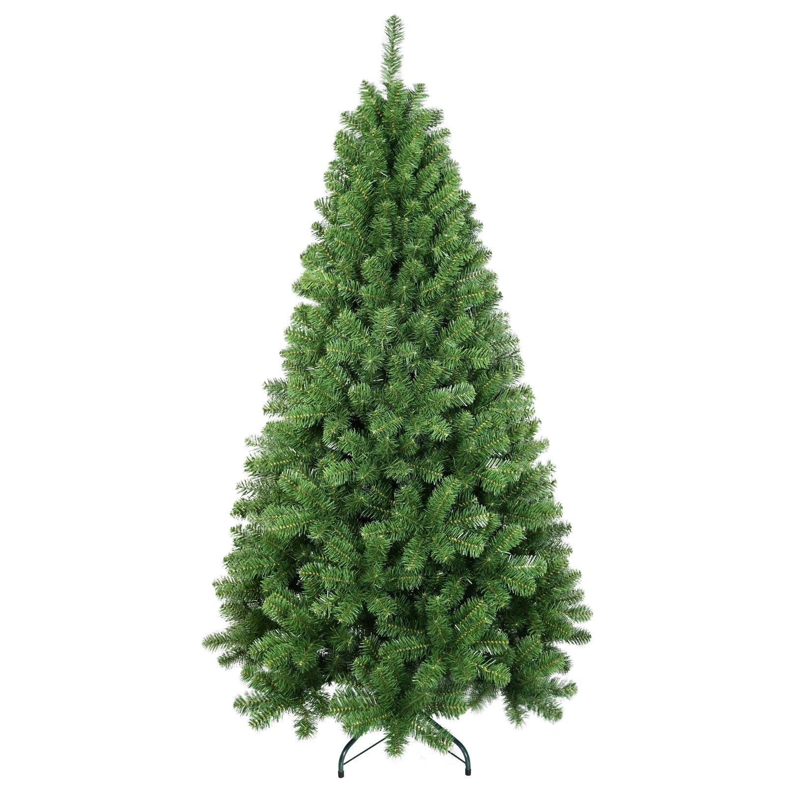 Makeatree Realistic Green Pine Tree - 5/6/8/9ft Unlit Artificial Christmas Tree (BED-T-L)