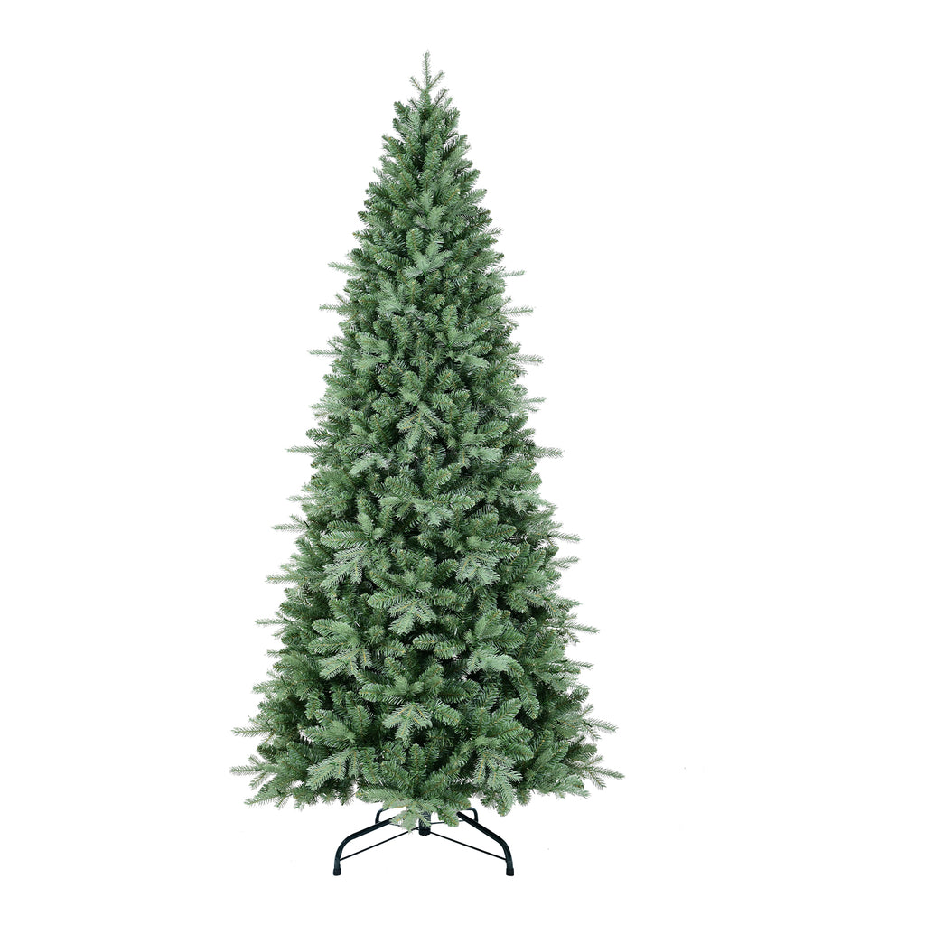 Makeatree Pencil Christmas Tree 4-9ft Unlit Slim Skinny Spruce Artificial Xmas Tree (HTC)