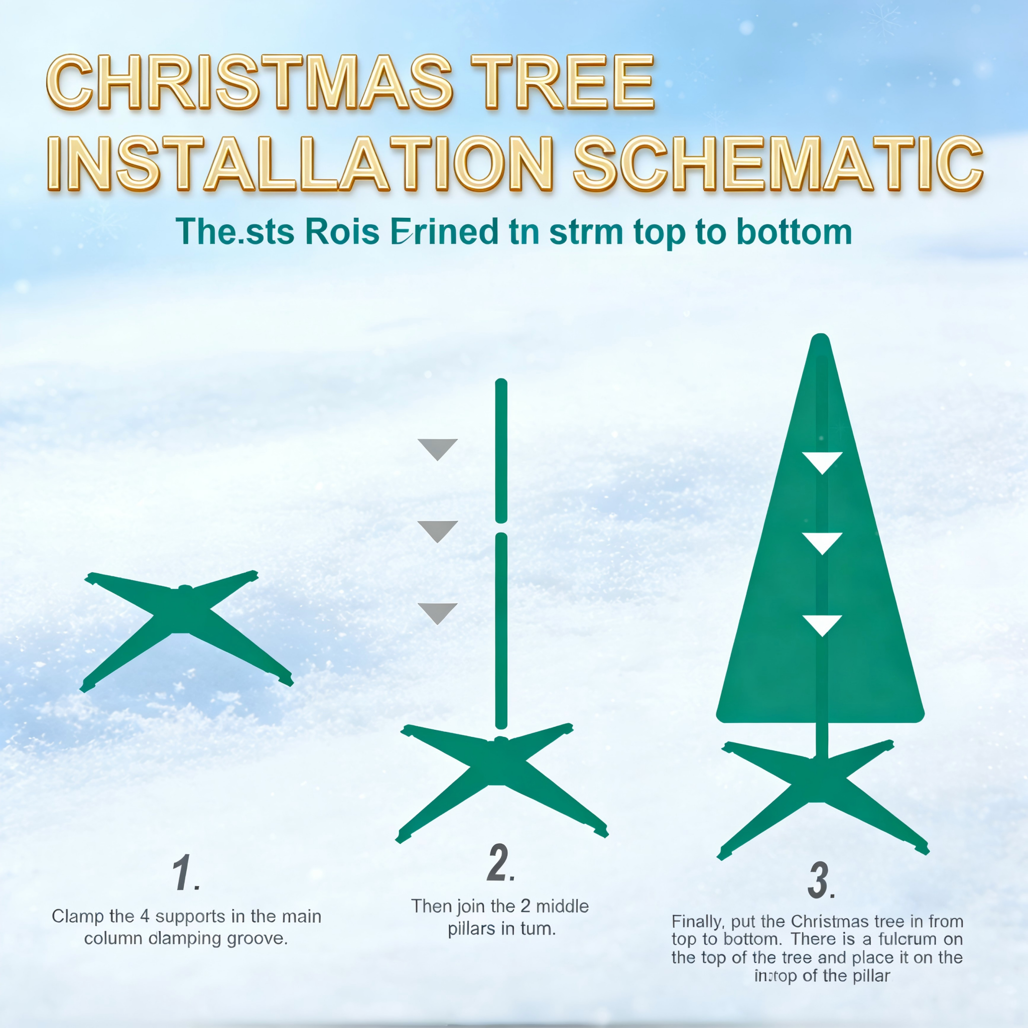 Makeatree Pop Up Christmas Tree 6-7ft Pre-Lit Silver Tinsel Collapsible Tree with Ornaments (SSS-SR-L)