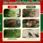 Makeatree Prelit Artificial Christmas Tree Carolina Pine (TUL-L)