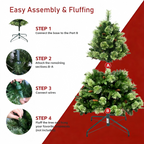 Makeatree Prelit Artificial Christmas Tree Carolina Pine (TUL-L)
