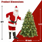 Makeatree Prelit Artificial Christmas Tree Carolina Pine (TUL-L)