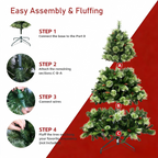 Makeatree Prelit Artificial Christmas Tree Carolina Pine (TUL-L)