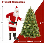Makeatree Prelit Artificial Christmas Tree Carolina Pine (TUL-L)