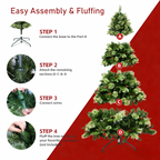 Makeatree Prelit Artificial Christmas Tree Carolina Pine (TUL-L)